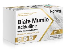 White Mumio Acidophilic 250 mg  60 capsules