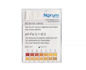 pH strips 3.18.3 for urine testing 100 pcs.
