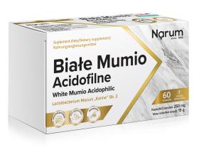 Obrazek dla: Białe Mumio Acidofilne 250 mg  60 kapsułek